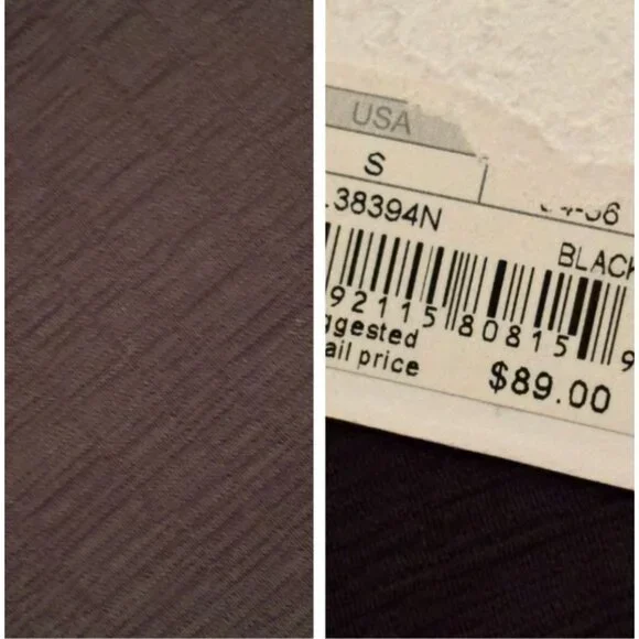 NWT BB Dakota X Steve Madden Ruston Long Sleeve V-Neck Shift Minidress Black S - Picture 8 of 8